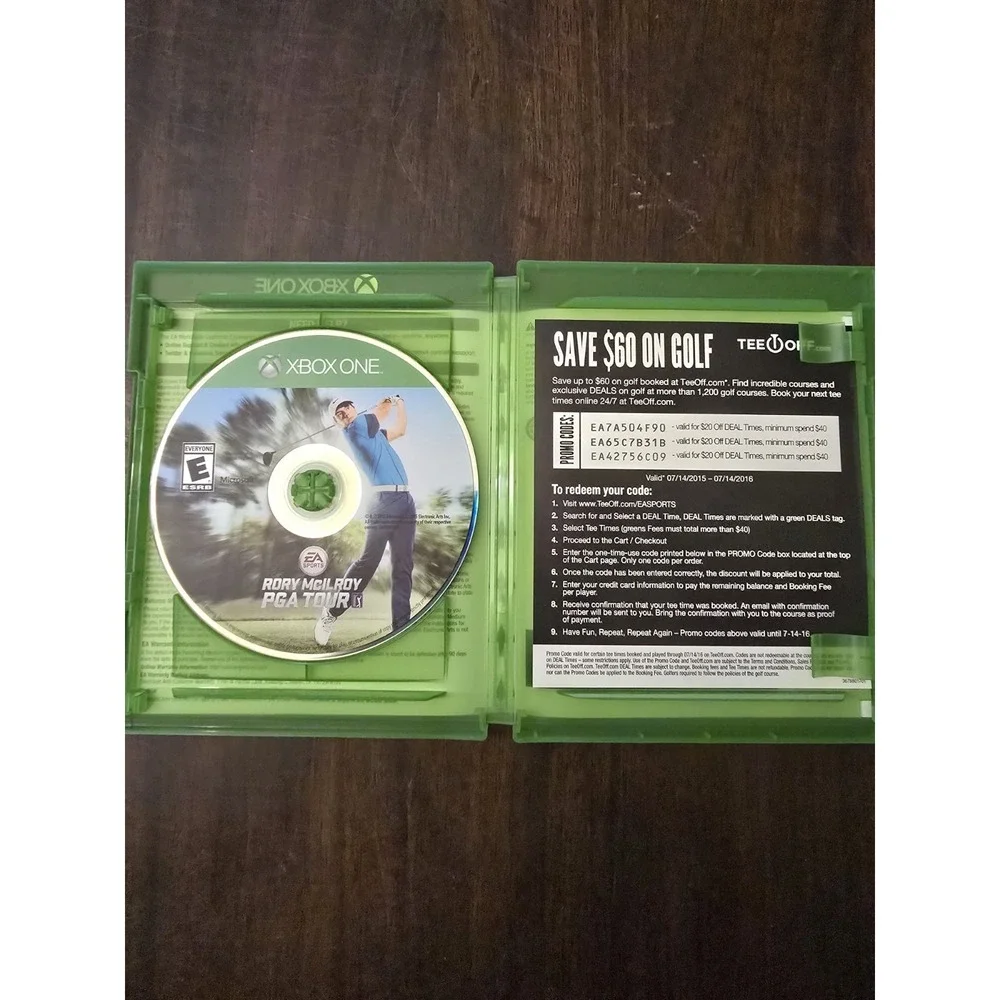 EA Sports Rory McIlroy PGA Tour - Microsoft Xbox‎ One Game - Tested ! XBOX 1